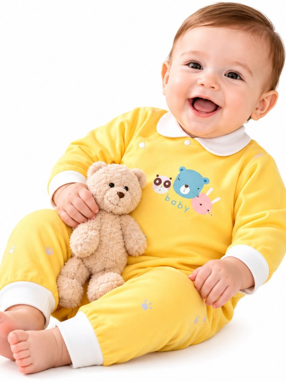 22-Piece Baby Boy Newborn Essentials Set, 3 Outfits, 6-9 Months